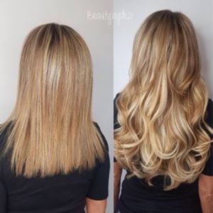 FREE bag and hanger with 100% Remy Hair Extensions